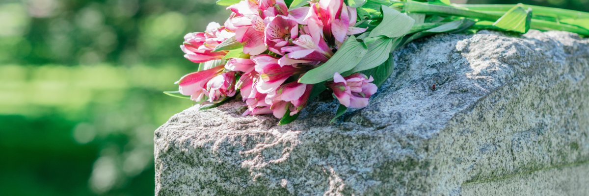 Headstone in Cemetery