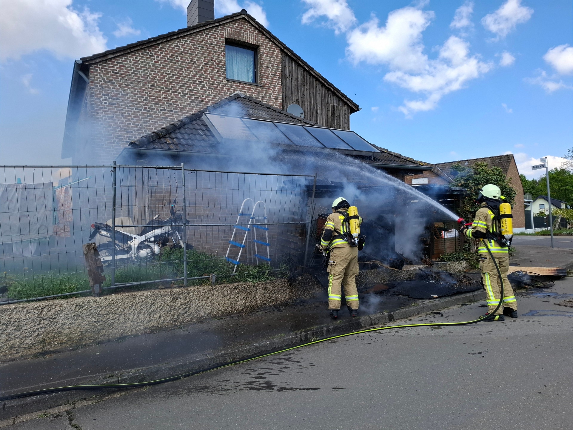 Feuerwehreinsatz Römerweg