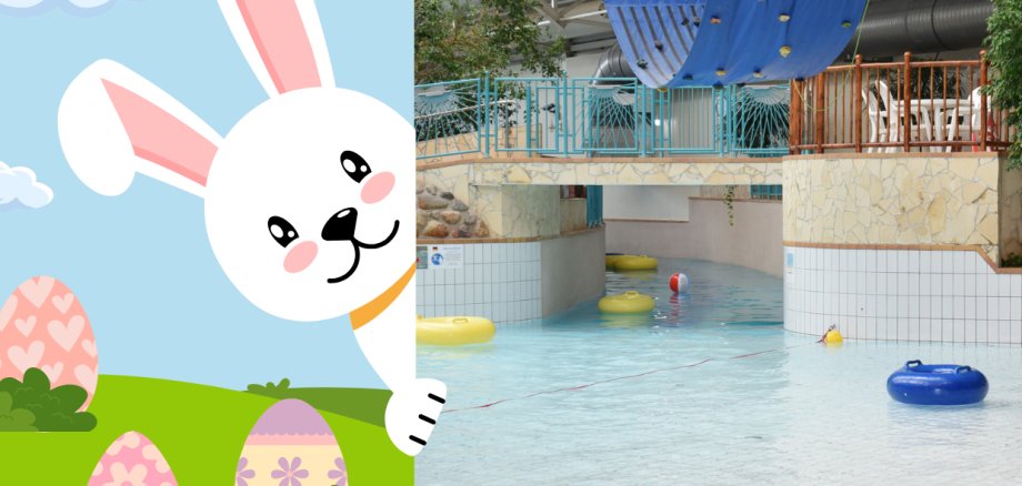Aquana Bad und Osterhase