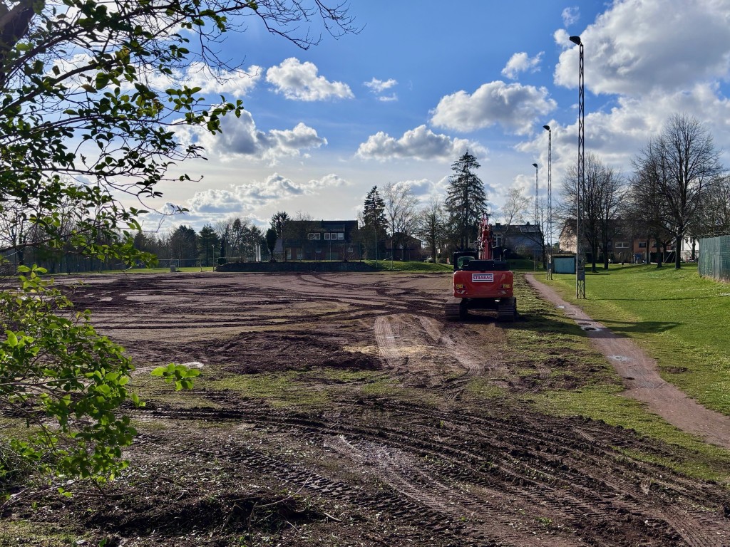 Sportplatz Zechenstraße vor Baubeginn Fußballplatz