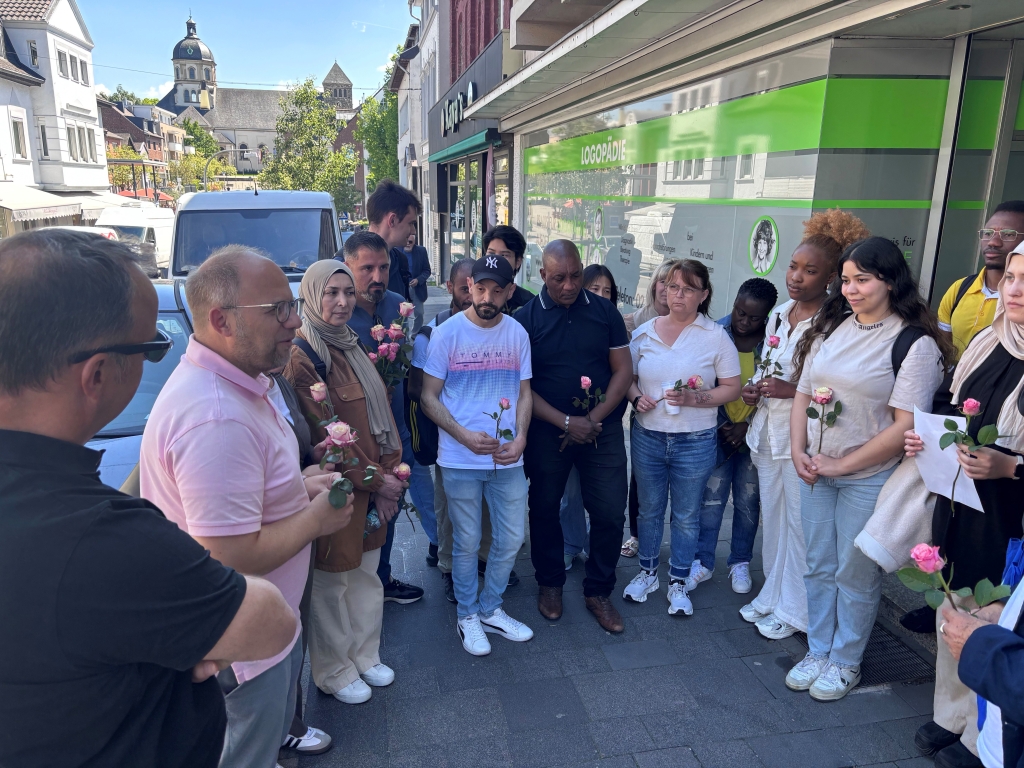 Schüler:innen der Pflegeschule.