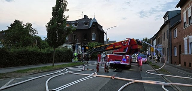 Feuerwehreinsatz Bardenberger Str