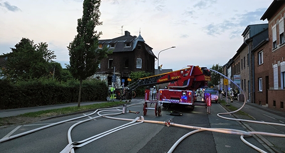 Feuerwehreinsatz Bardenberger Str