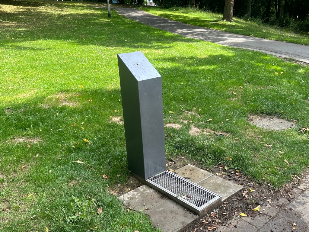 Trinkwasserbrunnen im Stadtgarten.