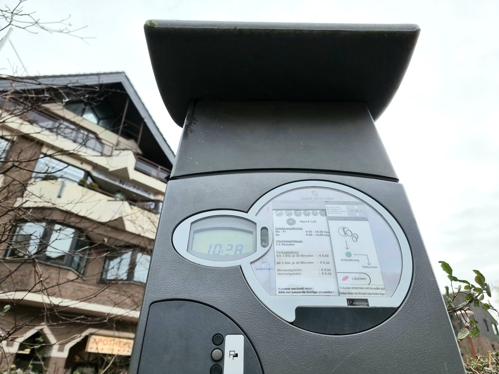 Parkscheinautomat in Würselen