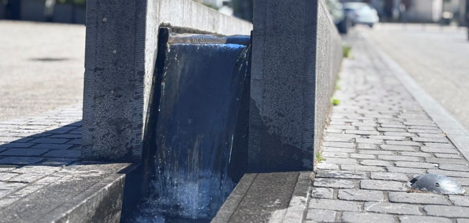 Wasserrinne am Markt