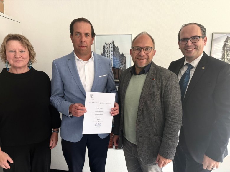 Der Verwaltungsvorstand der Stadt Würselen.