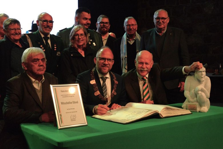 Unterschrift Goldenes Buch