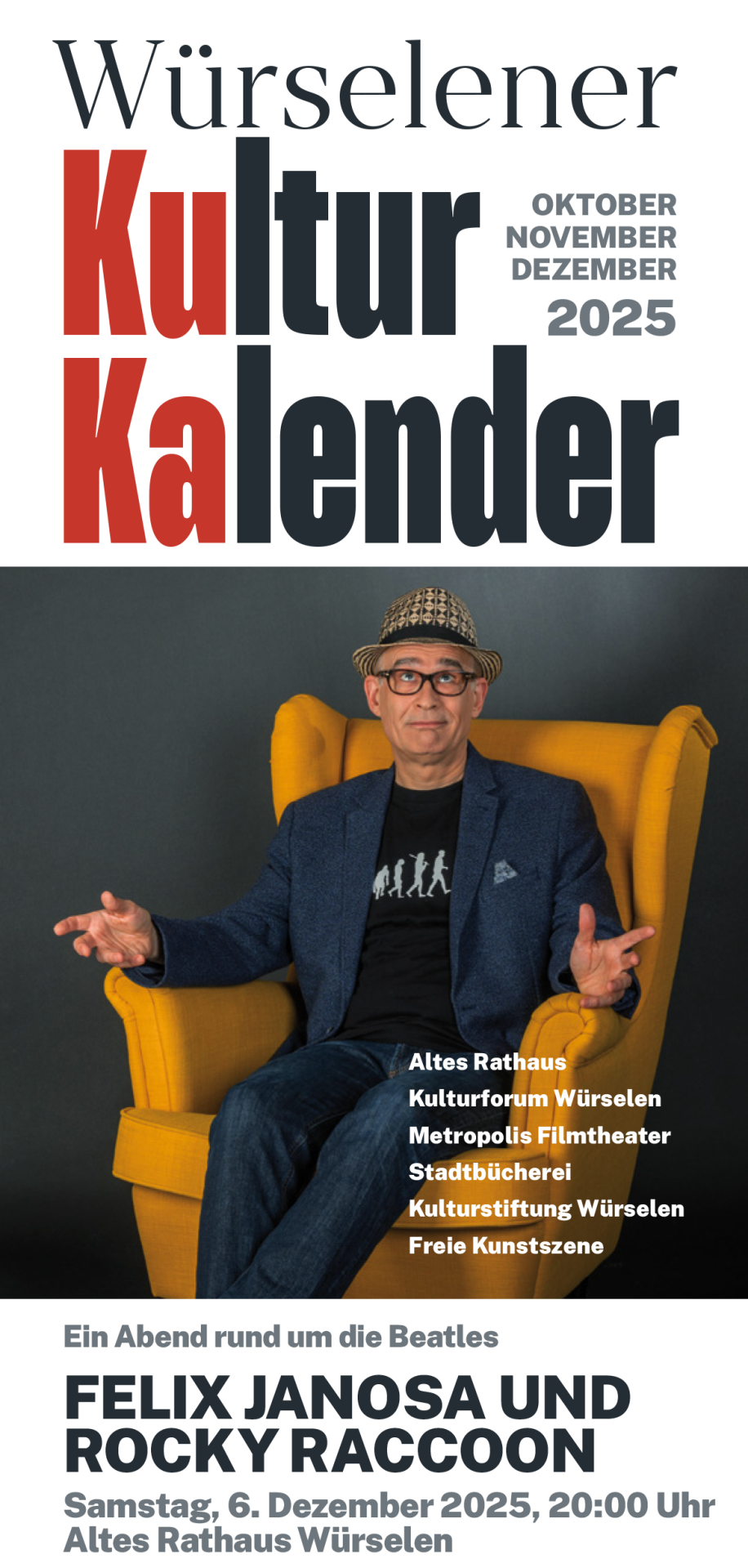 erste Seite des Kulturkalenders