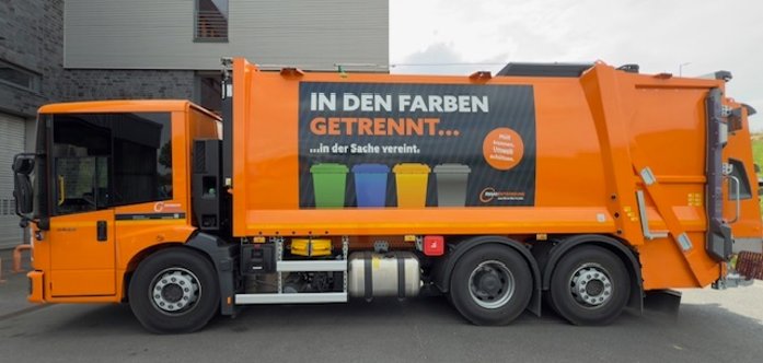 Müllwagen der RegioEntsorgung