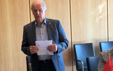 Werner Breuer bei seiner Ansprache