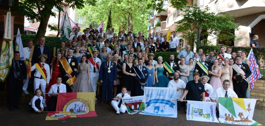 Der traditionelle Jungenspielempfang der Stadt Würselen.