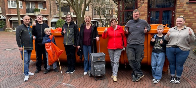 Auch das Bissener Jungenspiel unterstützte tatkräftig.