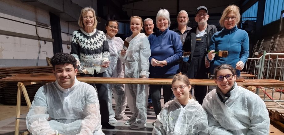 Ein weiteres Projekt aus dem Bürgerbudget nimmt Form an: Die in die Jahre gekommene Schutzhütte zwischen Aquana und Ortsteil Broichweiden wird erneuert.