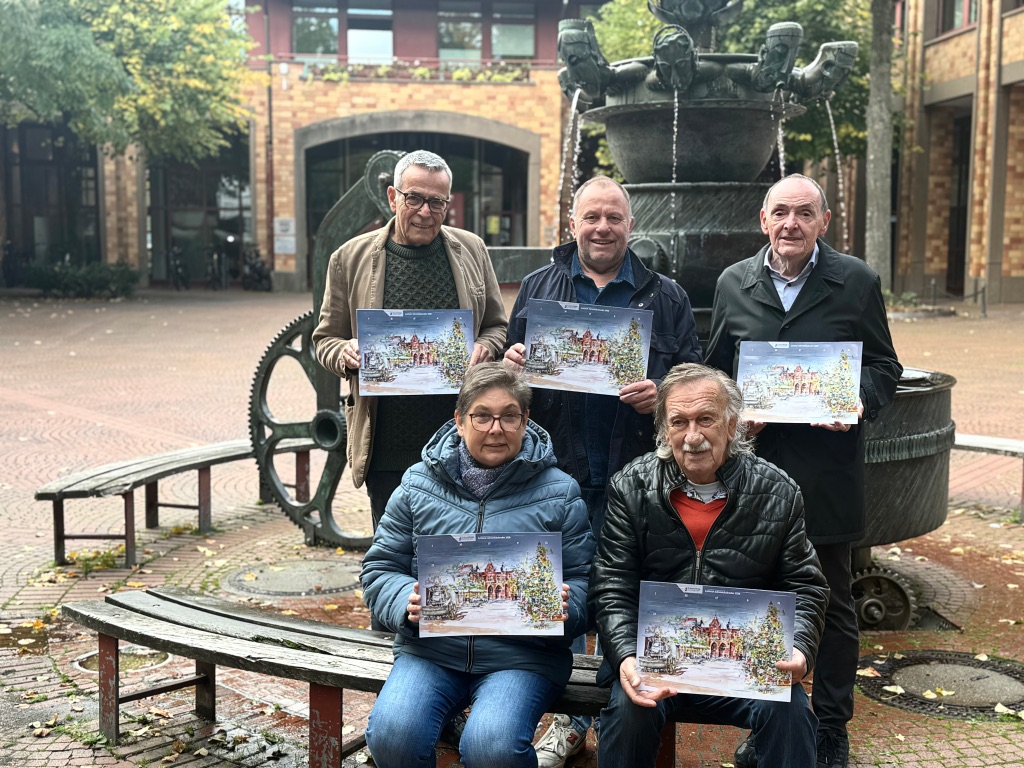 Organisatoren des Adventskalenders der Kulturstiftung Würselen