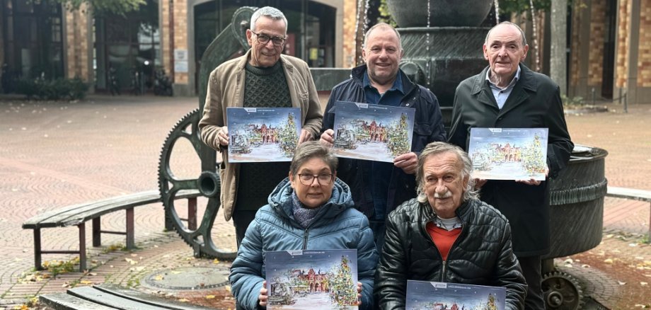 Organisatoren des Adventskalenders der Kulturstiftung Würselen