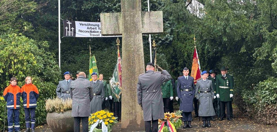 Einladung zur Gedenkfeier in Würselen am 15. November