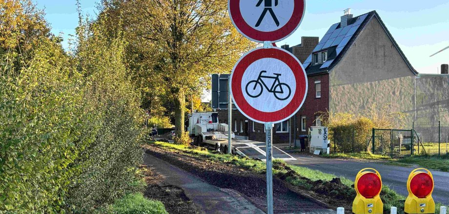 Sanierung des Radwegs Sanierung des Radwegs