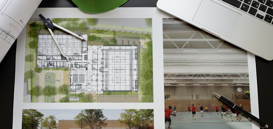 Vertragsunterzeichnung für den Sporthallen- und Kulturkomplex in Broichweiden